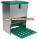 Treadle feeder chicken, this feeder protects against mouse and birds from eating your chickenfood